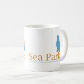 それは海公園を混雑させます コーヒーマグカップ (正面右)