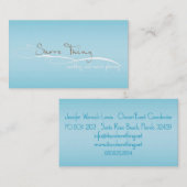 それは海岸の事の名刺ジェニファーです 名刺 (正面/裏面)