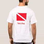 それは深いです Tシャツ (裏面)