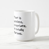 それは無味だ コーヒーマグカップ (正面右)