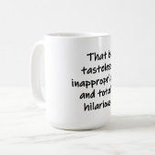 それは無味だ コーヒーマグカップ (正面左)