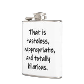 それは無味だ フラスク (左)