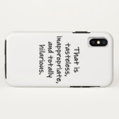 それは無味乾燥だ Case-Mate iPhoneケース (裏面(横))