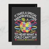 それは特殊な対人自閉症を取る シーズンポストカード (正面/裏面)