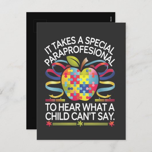 それは特殊な対人自閉症を取る シーズンポストカード (正面/裏面)