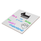 それは犬のトリマーの事の壁のタイルです タイル (側面)