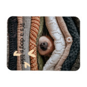 それは犬の生活の柔軟なフォトマグネットである マグネット (横)