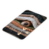 それは犬の生活の柔軟なフォトマグネットである マグネット (左側)