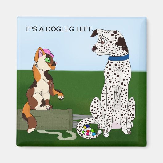 それは犬の足離れだ マグネット (正面)