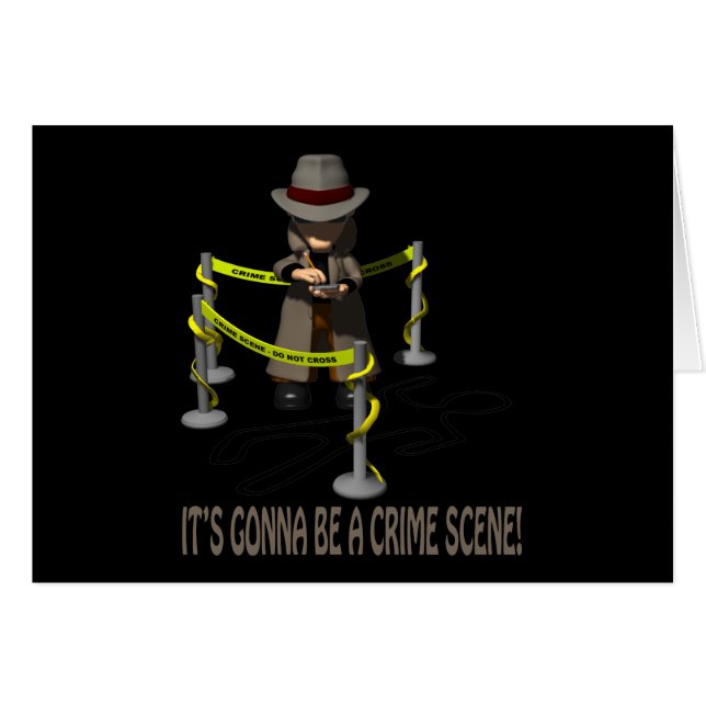 それは犯罪現場であることを行っています (正面横)