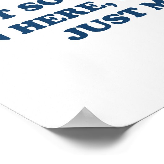 それは独創的なのか私だけなのか? ポスター (角)