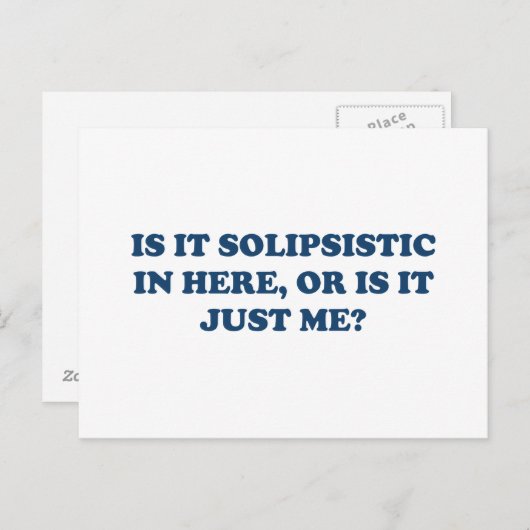 それは独創的なのか私だけなのか? ポストカード (正面/裏面)