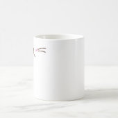 それは猫です! unhapple猫の顔 コーヒーマグカップ (中央)
