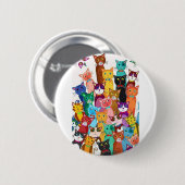 それは猫の世界ボタンです 缶バッジ (正面&裏面)