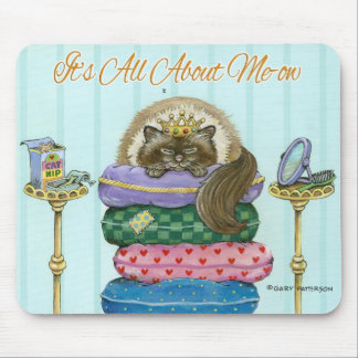 それは猫の鳴き声について完全にあります マウスパッド