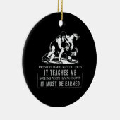 それは獲得しなければならないレスリングスポーツ セラミックオーナメント (右)