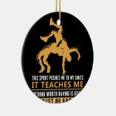 それは獲得しなければならないレスリング セラミックオーナメント (右)