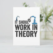 それは理論ロボット工学ロボットで働くべきである サンキューカード (スタンド正面)