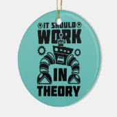 それは理論ロボティクスで働くべきだ セラミックオーナメント (左)