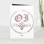 それは男の子です! (パスポートの発表) 案内状 (裏面)