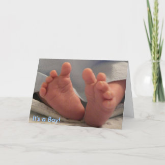 それは男の子です! 案内状