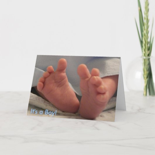 それは男の子です! 案内状 (正面)