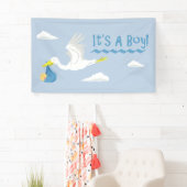 それは男の子です! 横断幕 (インサイチュ)