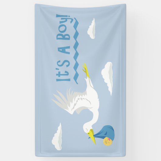 それは男の子です! 横断幕 (縦)