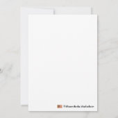 それは男の子です! -誕生の発表 案内状 (裏面)