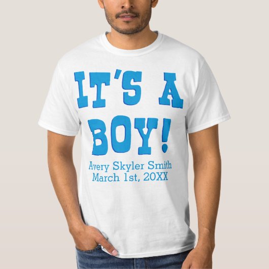 それは男の子です Tシャツ (正面)