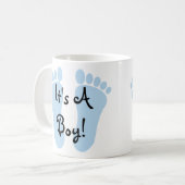 それは男の子のコーヒー・マグです コーヒーマグカップ (正面左)