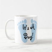 それは男の子のコーヒー・マグです コーヒーマグカップ (左)