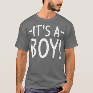 それは男の子のジェンダーがプレミアムTシャツを明らかにする Tシャツ