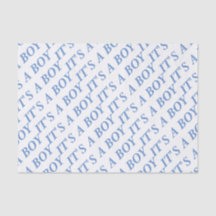 それは男の子のティッシュペーパーはです(青い)