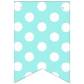 それは男の子のティール（緑がかった色）テディベア赤ちゃんシャワー バンティングフラッグ (第1の旗)