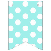 それは男の子のティール（緑がかった色）テディベア赤ちゃんシャワー バンティングフラッグ (第3の旗)