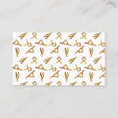 それは男の子のバイキングパーティーベビーシャワーおむつラッフル エンクロージャーカード (裏面)