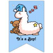 それは男の子のラマです! バンティングフラッグ (第2の旗)