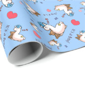 それは男の子のラマです! ラッピングペーパー (ロールコーナー)