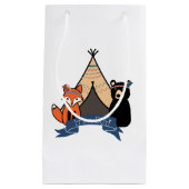 それは男の子の好意のバッグまたはギフトバッグです スモールペーパーバッグ (正面)