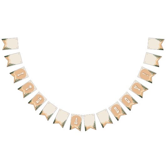 それは男の子の砂漠サボテン南西部の赤ちゃんシャワーだ バンティングフラッグ (全)