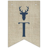 それは男の子の赤ん坊のシャワーのバナー、鹿 バンティングフラッグ (第3の旗)