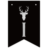 それは男の子の赤ん坊のシャワーのバナー、鹿 バンティングフラッグ (第2の旗)