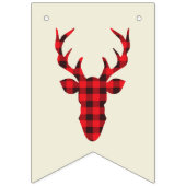 それは男の子の赤ん坊のシャワーのバナー、鹿 バンティングフラッグ (第1の旗)