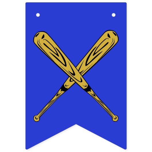 それは男の子の野球のテーマのベビーシャワーの旗です バンティングフラッグ (第2の旗)