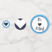 それは男の子のSeersuckerのカスタマイズ可能な紙吹雪です コンフェッティ (正面)