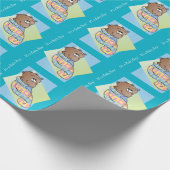 それは男の赤ちゃんです! アフリカの男の赤ちゃん ラッピングペーパー (角)