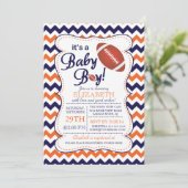 それは男の赤ちゃんサッカーの赤ちゃんシャワーの侵略だ 招待状 (スタンド正面)