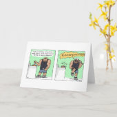 "それは男らしい恐れ"のバースデー・カードです カード (黄色い花)