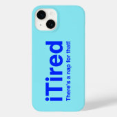 それは疲れた昼寝だ Case-Mate iPhoneケース (裏面)